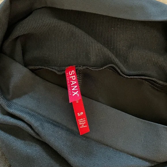 Spanx Mama Faux Leather Maternity Leggings Size Small - Picture 7 of 10